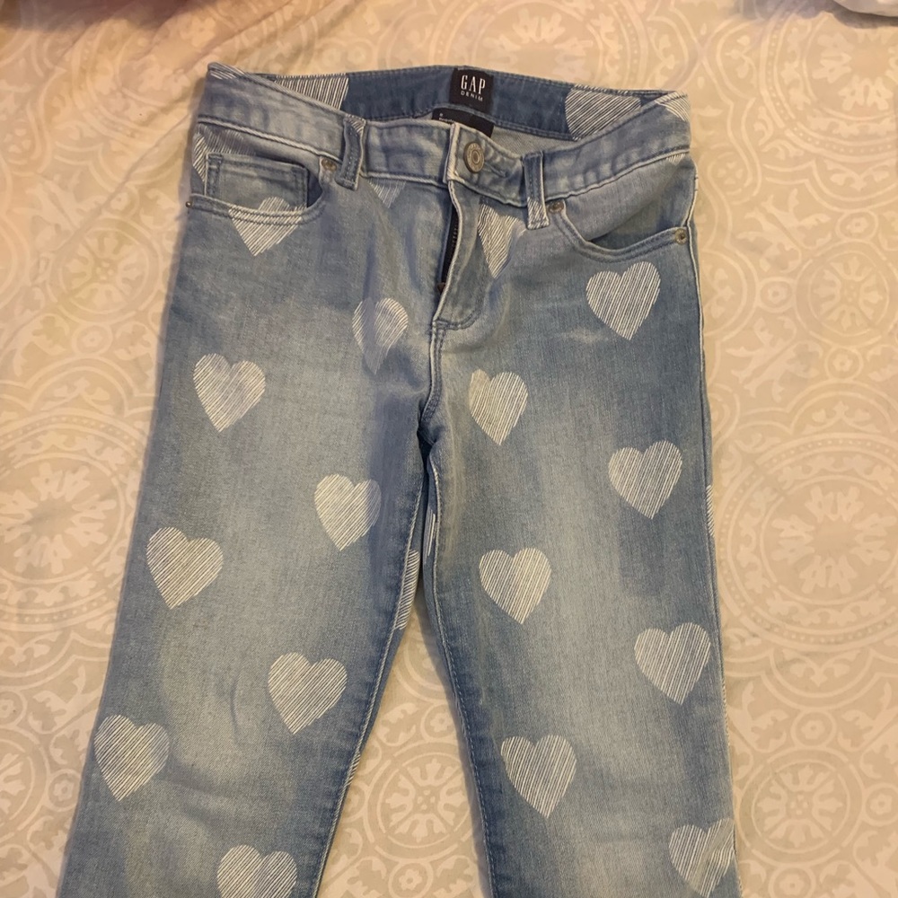GAP girls heart jeans